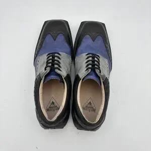 John Fluevog Future Angel Charles Contrast Leather Wingtip Oxfords Men\'s 12 M John Fluevog FUTURE ANGEL CHARLES CONTRAST LEATHER WINGTIP  main image 3